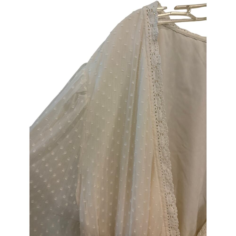 Asos Design Curve Lace Insert Wrap Mini Dress In … - image 7